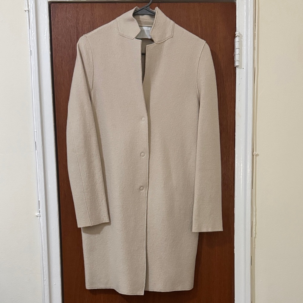 Elegant Cream Trench Coat